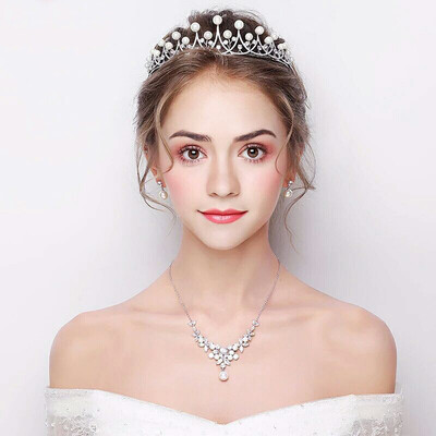 

Elegant Headdress Luxury Rhinestone Crown Wedding Bridal Tiaras