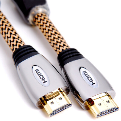 

Shanze (SAMZHE) SM-5515 luxury gold-plated HDMI2.0 version of the digital high-definition line 2K * 4K laptop TV projector display cable 1.5 meters