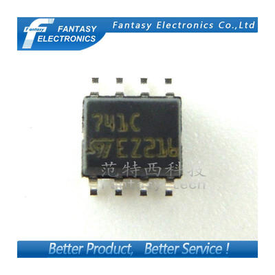 

10PCS UA741CDT SOP8 741C SOP General-purpose single operational amplifier UA741C fSMD ree shipping