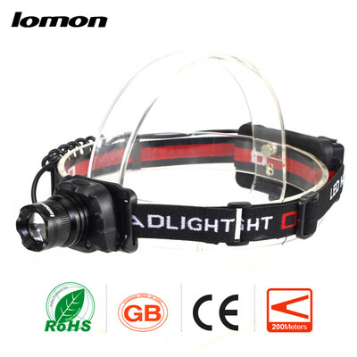 

Induction Switch Zoom LED Headlamp Rotate Headlight 2 18650 Rechargeable Battery charger LED Head Light Waterproof Outdoors Cyc