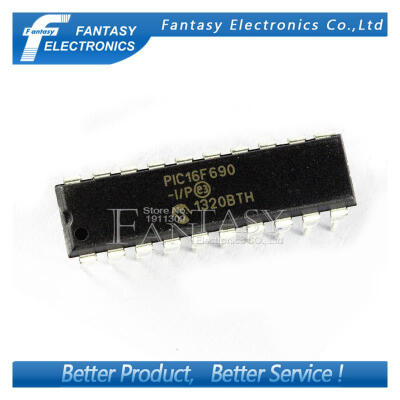 

5PCS PIC16F690-I/P DIP20 PIC16F690-I DIP PIC16F690 new and original IC free shipping