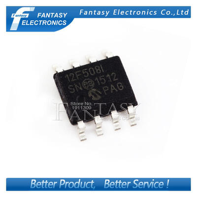 

10PCS PIC12F508-ISN SOP8 PIC12F508 SOP PIC12F508-I SMD 12F508I new&original IC free shipping