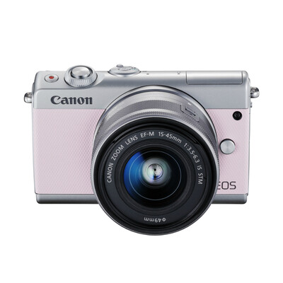 

Canon EOS M100 15-45 lens pink kit 24 million pixel touch flip LCD full-pixel dual-core focus