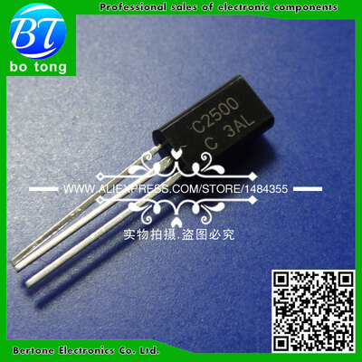 

Free Shipping 100pcslot 2SC2500 C2500 NPN 2A30V TO-92L triode transistor