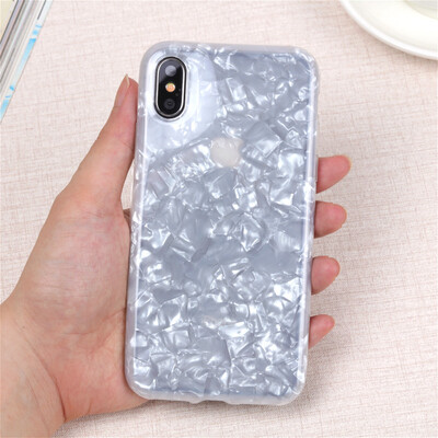 

Модные глянцевый блеск Камея чехол для iphone 6 6s X Роскошные Мягкие TPU силиконовый телефона чехлы Капа для IPhone 7 8 плюс
