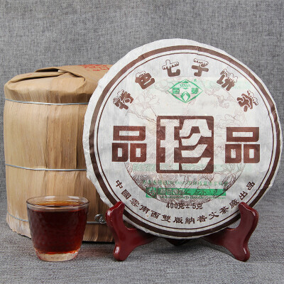 

Китайский чай Treasure Pu'er Tea Приготовленный чайный торт Юньнань Семь пирожных Чай 400г F233