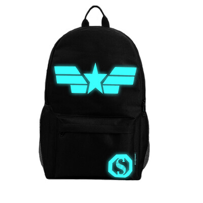 

Luminous New creative boy girls travel sports leisure Korean version trend light junior high school students bag backpacks