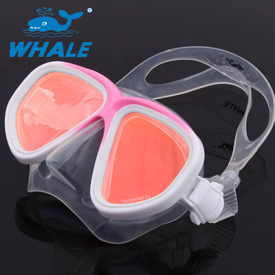 

Whale Professional Adult Anti-Fog Оборудование для дайвинга Регулируемое плавание Защитные очки Маска для подводного плавания