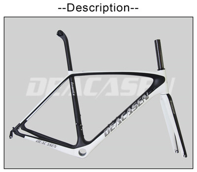 

2018 Deacasen Carbon Fiber Road Frame Di2&Mechanical Racing Carbon Road FrameFork SeatpostClampHeadset Carbon Road Bicycle