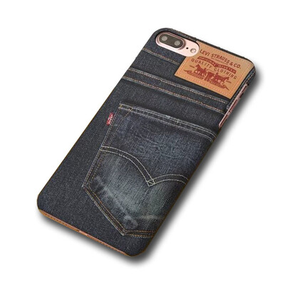 

Protect Case For Iphone 6 6s 6Plus 6SPLUS 7g 7Plus Night Luminous Jeans style Art Painting Slim Cover Thin Hard PC