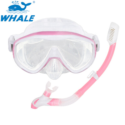 

Whale Brand Scuba Diving Mask Snorkel Goggles Set Silicone Swimming Pool Equipment