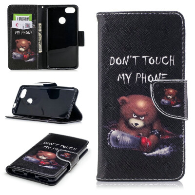 

BEFOSPEY Painting PU LeatherSoft TPU Card Slot Stand Wallet Case For Huawei P9 lite mini50" Y6 Pro2017