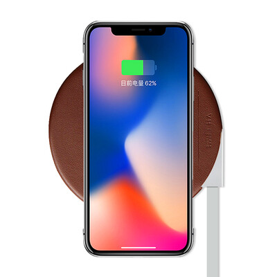 

VH&Apple Wireless Charger Normal Edition iPhone X88Plus Samsung Mobile Phone QI Core Chips Office Artifact Black Technology Jiao Tan