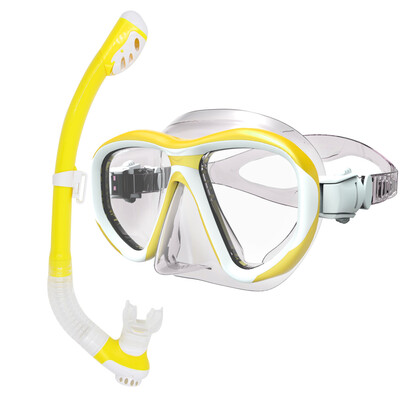 

Whale brand High Quality diving Mask Snorkel set with wide view scuba diving gear diving mask&snorkel set