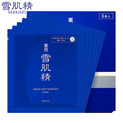 

Japan Sekkisei SEKKISEI Concentrated Repair Mask 6 pieces Improved by Moisturizing&Moisturizing Group