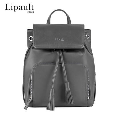 

Lipault Backpack Fashion Simple Personality Casual Backpack Fashion Commuter Womens Bag Waterproof Drawstring Bag AZ016005 Gray