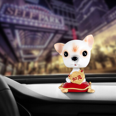 

Light shade guangyin car car decoration car accessories jewelry cartoon handmade simulation shaking head puppy crafts auspicious