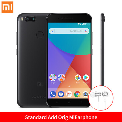 

Глобальная Версия Xiaomi Mi A1 4GB 32GB 5.5 " 1080P Snapdragon 625 Octa Core смартфон Dual 12MP камера Android Один отпечаток паль
