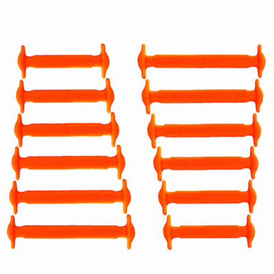 

JUP 1 Set 12 Pcs New Kids Child No Tie Shoelaces All Sneakers Applicable Shoelaces Elastic Silicone Shoelaces Sneakers Fit Belt