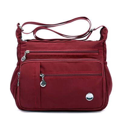 

2018 new nylon Messenger bag women bag large-capacity fashion Oxford cloth leisure waterproof handbag diagonal shoulder bag
