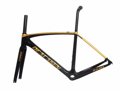 

Carbon Road Bike Frame 2018 Di2 And Mechanical 490520540560mm Super Light Carbon Road FrameForkHeadset Carbon Bicycle Frame