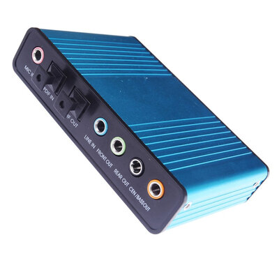 

Huayuan External Sound Card 51 Surround USB Powered Laptop Notebook Pc Adapter Audio