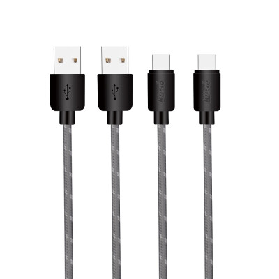 

Kiirie USB Type-C Cable, 2шт (1M x 2) Нейлоновый плетеный шнур Быстрый зарядный кабель для USB-устройств типа C