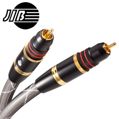 

JIB HF-001B Germany Viper enthusiast subwoofer line coaxial audio signal line single crystal copper 75 euro CD amplifier digital audio cable digital coaxial audio cable 10 meters