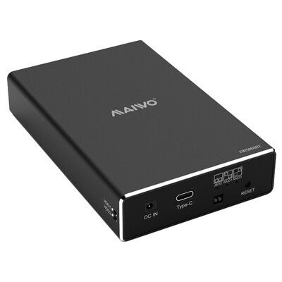 

MAWOO K25272C 25-inch HDD Enclosure Type-cUSB31 Interface HDD Enclosure SATA Storage External Box Multi-disc Dual-disc Black