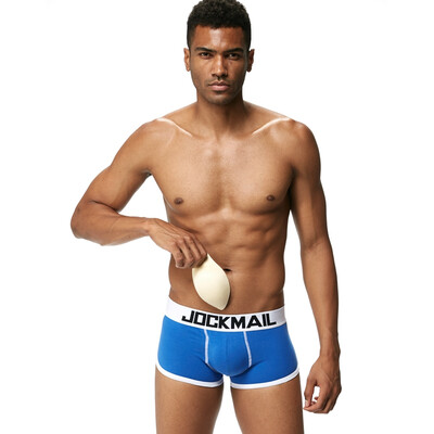 

JOCKMAIL Mens Cotton Cup Boxer Briefs Sexy U convex Sexy pants GAY