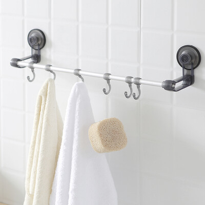 

Runjin bathroom rack free punching bathroom storage towel rack strong suction cup black box bathroom series RJ-1120