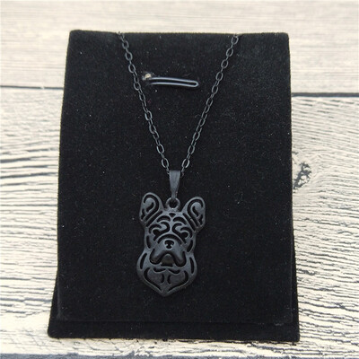 

New French Bulldog Necklace Trendy Style French Bulldog Pendant Necklace Women Pet Jewellery Fashion Animal Dog Jewellery
