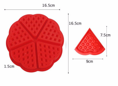 

Cntomlv High Quality Waffle Makers for Kids Silicone Cake Mould Waffle Mould Silicone Bakeware Set Nonstick Silicone Baking Mold