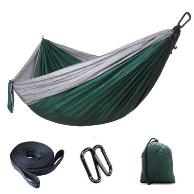 

Parachute cloth outdoor double hammock