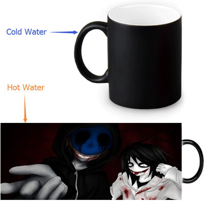 

Jeff The Killer Morphing Mug Color Change Tea Cup Magic Milk Coffee Mug