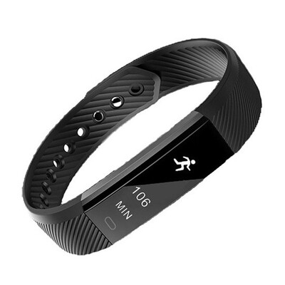 

ID115 Smart Bracelet Fitness Tracker Step Counter Activity Monitor Band Вибрация Браслет
