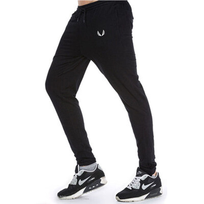 

Muscle brothers new autumn&winter mens fitness sports running elastic breathable casual feet guard pants