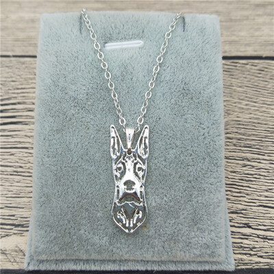

New Great Dane Necklace Trendy Style Great Dane Pendant Necklace Gold Color Silver Color Pet Dog Jewellery Women Charm Jewelery