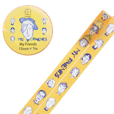 

Kinbor hand book&paper tape 20mm10m hand book sticker holiday Rhapsody DTB64098