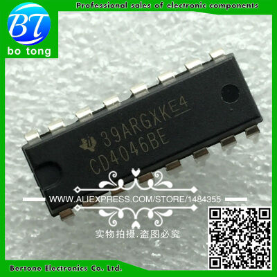 

5PCS CD4046BE CD4046B CD4046 4046 IC DIP-16 Free shipping