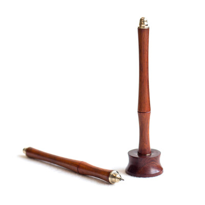 

Art Zen bamboo pen mahogany pen pen high-end gift office neutral pen ruler set lettering custom