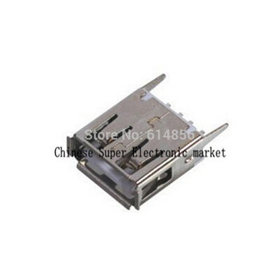 

10PCS USB transposon. USB Female A Female 180 degrees socket Straight leg
