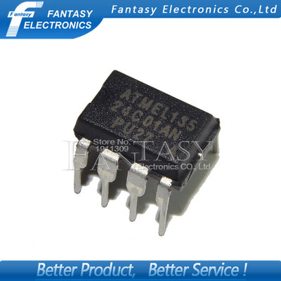 

10PCS AT24C01AN DIP8 AT24C01 DIP AT24C01A AT24C01-PU27 new and original IC free shipping