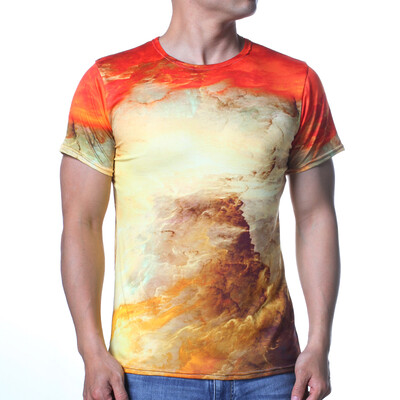 

Mens Fashion Summer Printed Short Sleeve Shirt