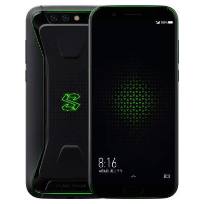 

Black Shark Game Phone 8GB RAM 128GB ROM Liquid Cooling Faster Dual Cards Dual Standby GSM 4G Black