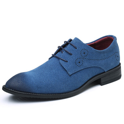 

JUQI Business Men Oxford Lace up Leather Shoes