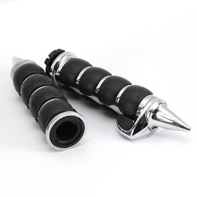 

A pair of 1"26mm Black Aluminum Rubber Lining Hand Grips left&right