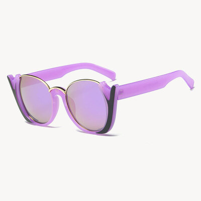 

LIKEU'S Мода бабочка Солнцезащитные очки для женщин UV400 Качество lunette Негабаритные женские солнцезащитные очки для очков Hlaf очки для женщин