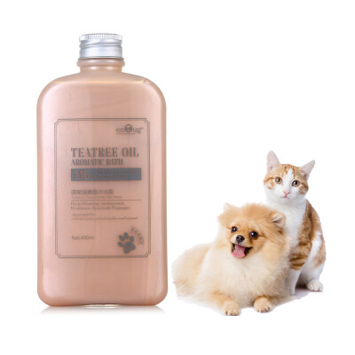 

Enoug Wang Xingren Pet Tea Tree Oil Fragrance Shower Gel Cat Dog Bath Shampoo Deworming Series 400ml