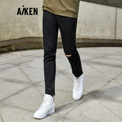 

Aiken Aiken Senma brand mens denim trousers AK118201301 denim black 31